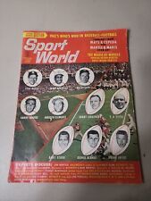 1962 Revista de fútbol americano Sport World Baseball Stan Musial Johnny Unitas Colts FERIA, usado segunda mano  Embacar hacia Argentina