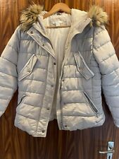 Steppjacke winterjacke weiß gebraucht kaufen  Abenberg