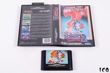 Sonic The Hedgehog 2 na caixa - Sega Mega Drive cartucho retrô PAL comprar usado  Enviando para Brazil