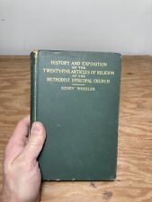 Historia y exposición de 25 artículos de la iglesia episcopal metodista religiosa 1908 segunda mano  Embacar hacia Argentina