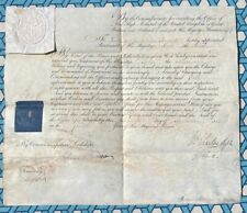 1823 vellum document for sale  Lakeville