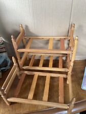 wood bunk bed twin bed set for sale  Copiague