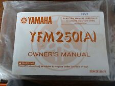 Yamaha yfm250 owners for sale  ABERDARE