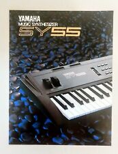 RARE VINTAGE ORIGINAL Yamaha SY55 AWM2 Wave Synthesizer Brochure Catalog 80s 90s for sale  Shipping to Canada