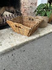 wicker log basket for sale  SWANSCOMBE