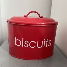 Red biscuit tin for sale  SOUTHEND-ON-SEA