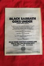 Rare black sabbath for sale  DUNSTABLE