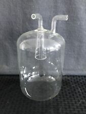 Manguera de botella de sublimación Woulff de vidrio de laboratorio 3000 ml 3 L Conn. 10-5/8"" OAH, usado segunda mano  Embacar hacia Argentina