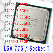 Processador Intel Core 2 Duo E7300 E7400 E7500 E8200 E8400 E8500 E8600 LGA 775 CPU, usado comprar usado  Enviando para Brazil