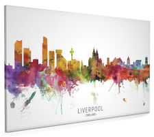 Liverpool skyline poster for sale  UK