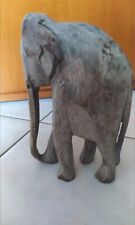Elefante intagliato legno usato  Casalmaggiore