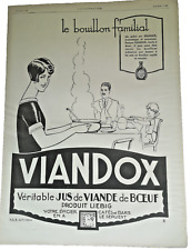 Publicité ancienne viandox d'occasion  Lanobre