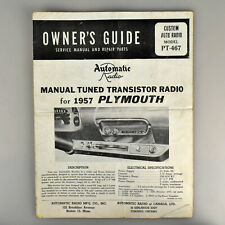 Automatic radio manual for sale  Hopedale