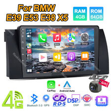 Rádio estéreo veicular 9"" 4+64GB para BMW E39 E53 E38 Apple Carplay Android DSP GPS BT comprar usado  Enviando para Brazil