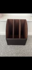 faux leather magazine rack for sale  DURHAM