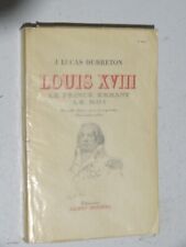 Louis xviii prince d'occasion  France