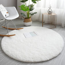 Soft Fluffy Round Carpet for Bedroom & Living Room, Anti-slip, used for sale  Shipping to South Africa