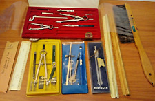 Lot of Vintage Drafting Engineering Tools Central Staedtler Mars Dietzgen for sale  Shipping to South Africa