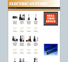 Electric guitars affiliate for sale  LONDON