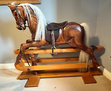 Wooden rocking horse for sale  TAUNTON