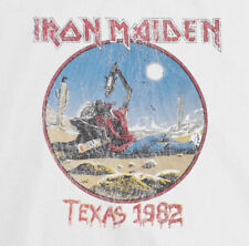 Camiseta Iron Maiden Texas 1982 Rare T-Shirt 80s Heavy Metal Vintage Distressed myynnissä  Leverans till Finland