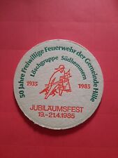 Bierdeckel feuerwehr hille gebraucht kaufen  Meßstetten