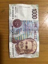 Banconota mille 1000 usato  Casalbuttano Ed Uniti