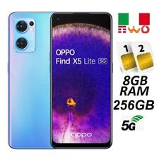 OPPO FIND X5 LITE 5G DUAL SIM 256GB 8GB RAM STARRY BLUE ITALIA BRAND, usato usato  Italia