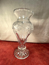 cut glass vase large for sale  Port Richey
