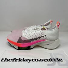 Nike ZoomX Tempo Next% 2 Rawdacious White Pink Men's size 12  DJ5430-100, brukt til salgs  Frakt til Norway