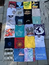 Lote com 24 camisetas vintage anos 80 anos 90 Y2K atacado pacote revendedor BANDAS ESPORTIVAS CAMISETAS comprar usado  Enviando para Brazil
