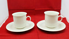Arabia Finland Arctica White Coffee Tea Mug Cup 7.5 cm Tall Saucer Set of 2 (B), käytetty myynnissä  Leverans till Finland