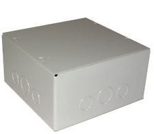 Used, WIEGMANN SC080804RC Gray Metal Weatherproof New Work Wall Electrical Box, 8x8x4 for sale  Shipping to South Africa