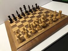 Juego de ajedrez de madera hecho en Taiwán. ¡Completo! 16x16x1 (abierto). Hermoso! segunda mano  Embacar hacia Argentina