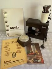 BAMIX BLENDER STICK M122 Procesador de Alimentos Manual De Colección Con Accesorios Y Libros segunda mano  Embacar hacia Argentina