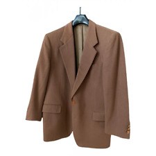 Dormeuil Men`s 100% Cashmere Vintage Brown Jacket, Size IT52 for sale  Shipping to South Africa