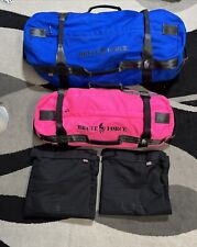Bolsas de areia Brute Force Athlete 25-75 lb azul e rosa com bolsas internas (lote de 2), usado comprar usado  Enviando para Brazil