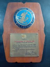 Navy plaque shield for sale  DORCHESTER