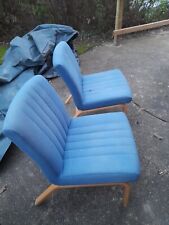 Blue reception chairs for sale  SHEFFIELD