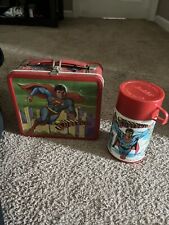 Vintage superman lunchbox for sale  Shipping to Ireland
