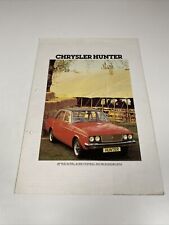 Chrysler hunter car for sale  NEWCASTLE UPON TYNE