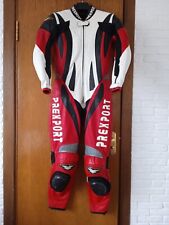 Prexport combination multicolor black white red Leather One Piece Moto suit for sale  Shipping to South Africa