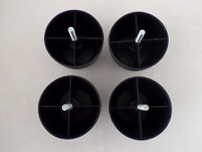Sofá redondo de plástico preto pernas 2-1/4" - Conjunto de 4 da Natuzzi comprar usado  Enviando para Brazil