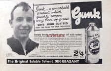 Gunk degreasant 1960 for sale  SIDCUP