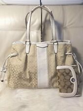 Coach bag white for sale  Shipping to Ireland