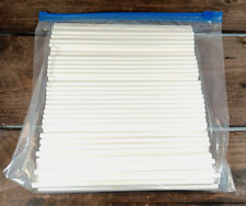 Pajitas de papel sin envolver Boardwalk 7 3/4"" x 1/4"" blancas/blanco 100/Paquete segunda mano  Embacar hacia Mexico