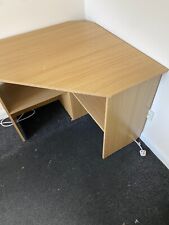 Wooden corner desk for sale  EASTBOURNE
