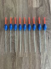 10 x Handmade Far Bank Margin Pole Floats Match Coarse Fishing for sale  Shipping to South Africa