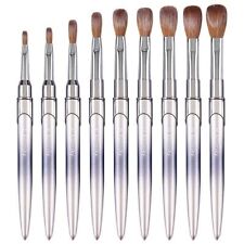 100% Kolinsky Acrylic Nail Brush for Acrylic Round Head Crimped Nail Art Brush for sale  Shipping to South Africa