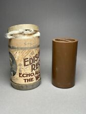 EDISON BROWN WAX PHONOGRAPH CYLINDER - IRISH-AMERICAN COMIC SONG; DENNY; OB for sale  Shipping to South Africa